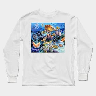 Palaeozoic arthropods (E442/0684) Long Sleeve T-Shirt